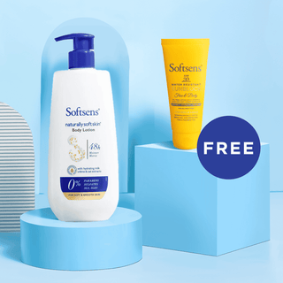 Naturally Soft Skin Body Lotion 400ml + Free Sunblock 50g