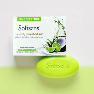 Naturally Refreshed Skin Cream Bar Soap (100g x 4 Multipack)