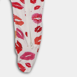 Sweet Kisses Bamboo Zipper Footie