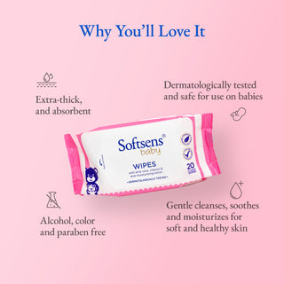 Skin Care Wet Wipes (20 Wipes)