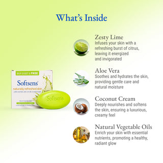 Naturally Refreshed Skin Cream Bar Soap (100g x 3 Multipack)