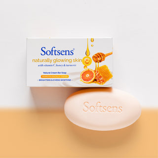 Naturally Glowing Skin Cream Bar Soap (100g x 3 Multipack) Pack of 1