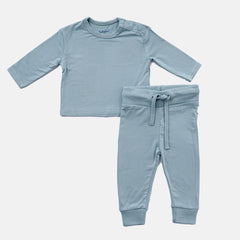 Aquifer Teal Bamboo Top & Bottom Set