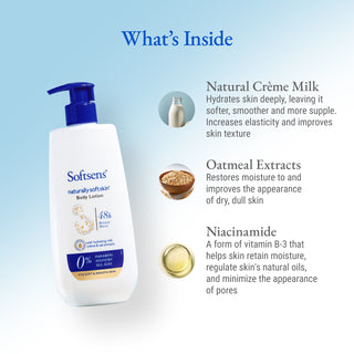 Naturally Soft Skin Body Lotion 400ml + Free Sunblock 50g