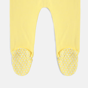 Pineapple Slice Bamboo Zipper Footie