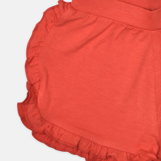 Sweet Kisses Ruffled Bamboo Top & Shorts