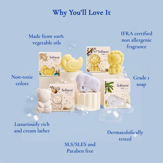 Assorted Pack of 4 Kids Soaps (75gm x 4)