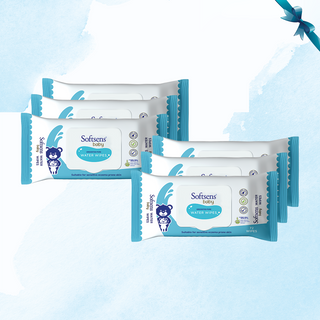 99.9% Pure Water Wipes (72 Wipes) Pack of 6