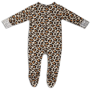 Wild Ones Bamboo Zipper Footie