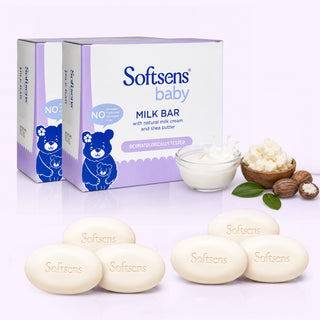 Milk Baby Bar Soap (100g x 3 Multipack) Pack of 2