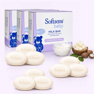 Milk Baby Bar Soap (100g x 3 Multipack) Pack of 3