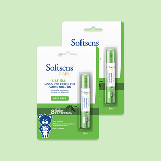 Mosquito Repellent Fabric Roll-On Pack of 2