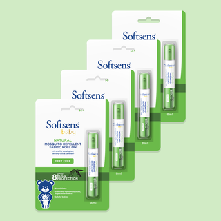 Mosquito Repellent Fabric Roll-On Pack of 4