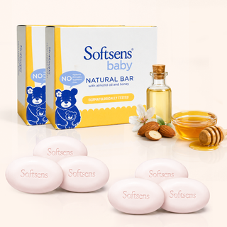 Natural Baby Bar Soap (100g x 3 Multipack) Pack of 2