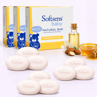 Natural Baby Bar Soap (100g x 3 Multipack) Pack of 3