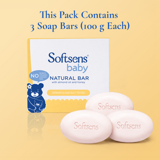 Natural Baby Bar Soap (100g x 3 Multipack)