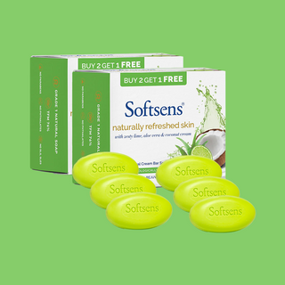 Naturally Refreshed Skin Cream Bar Soap (100g x 3 Multipack) Pack of 2