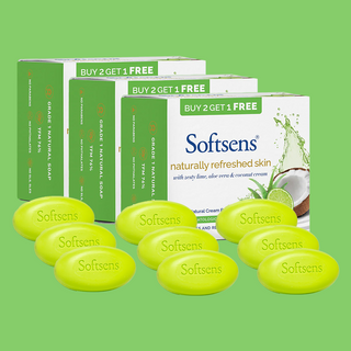 Naturally Refreshed Skin Cream Bar Soap (100g x 3 Multipack) Pack of 3