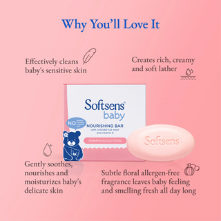 Nourishing Baby Bar Soap (100g x 3 Multipack)