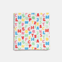 A to Z Fun Organic Muslin Swaddle