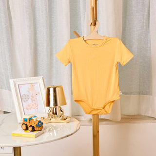 Marigold Bamboo Short-Sleeved Romper