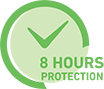Upto 8 Hours Protection