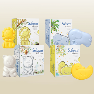 Assorted Pack of 4 Kids Soaps (75gm x 4)