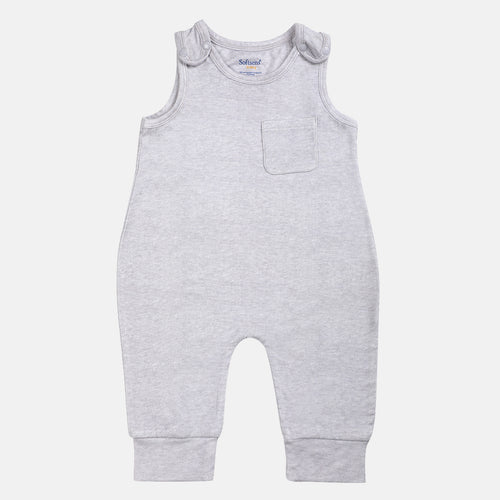Simply Grey Sleeveless Bamboo Romper
