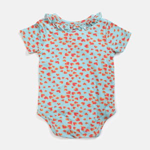 Pack of 2 Sweethearts Side-snap Bamboo Bodysuits