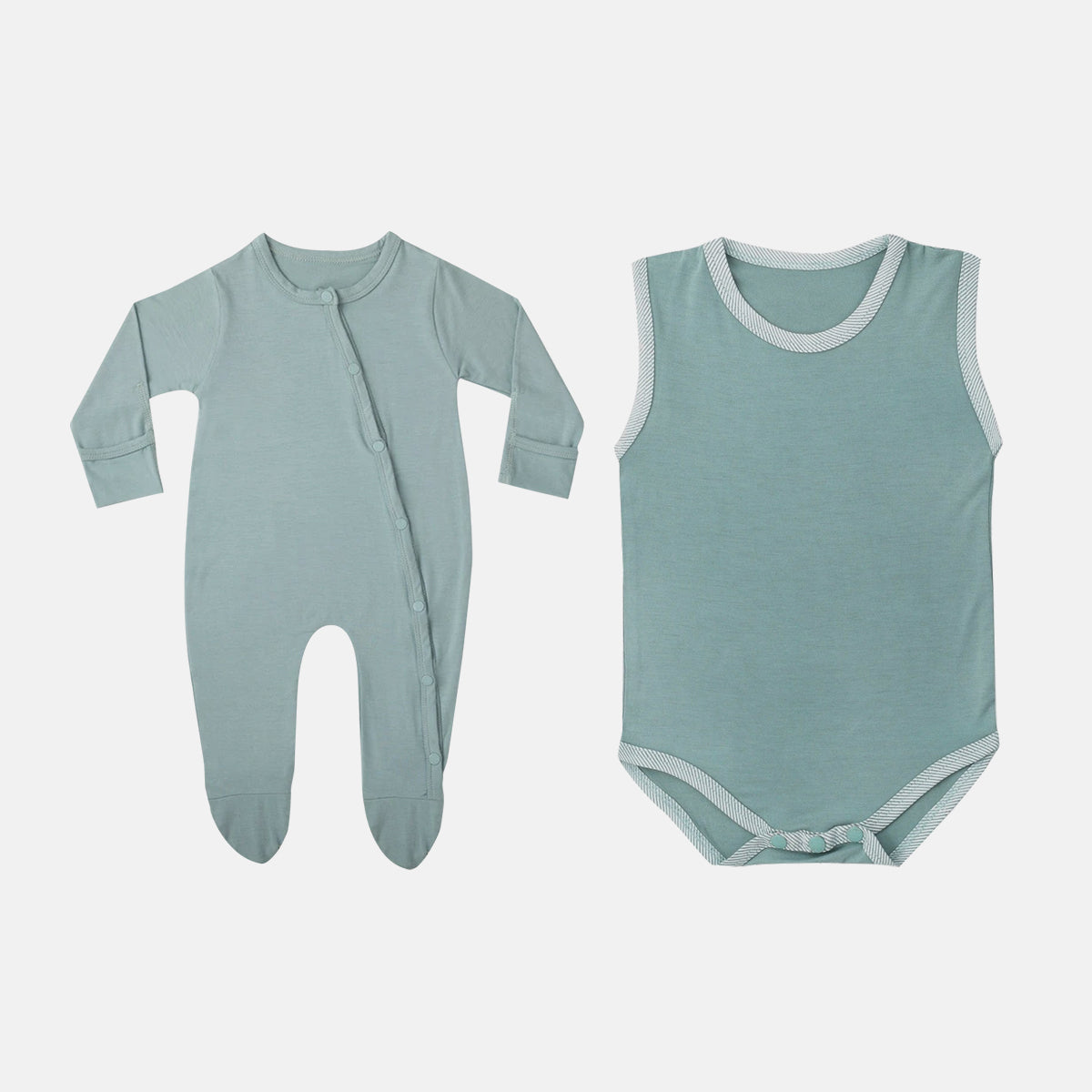2-Piece Aquifer Teal Soft Bamboo Stretch Wear