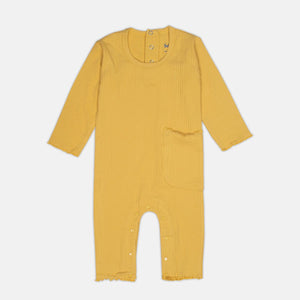Pack of 2 Long Sleeved Ribbed Rompers