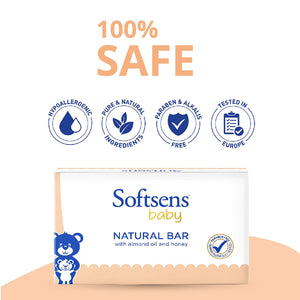 Natural Baby Bar Soap (100g x 3 Multipack)