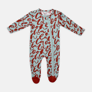 Li'l Loves Pack of 3 Ruffled Bamboo Zipper Footies