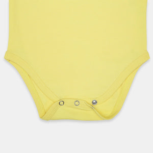 Lemon Yellow Organic Cotton Bodysuit