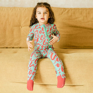 Li'l Loves Pack of 3 Ruffled Bamboo Zipper Footies