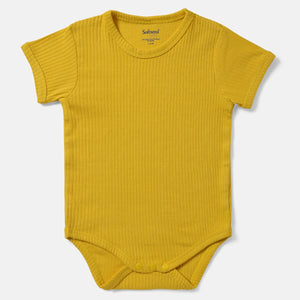 Pack of 2 Daily Wear Baby Ribbed Bodysuits