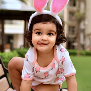 3 Pack Perfectly Pink Organic Cotton Bodysuits