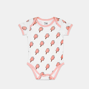 3 Pack Perfectly Pink Organic Cotton Bodysuits